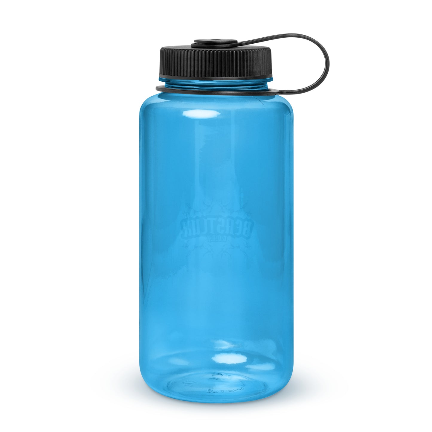 Wide mouth plastic water bottle