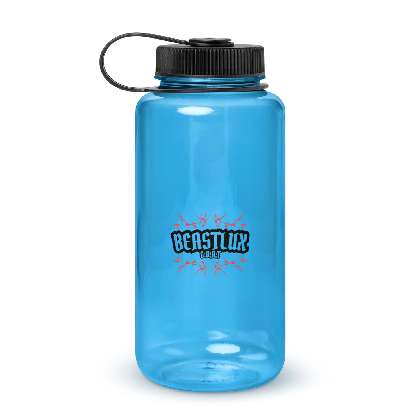 Wide mouth plastic water bottle