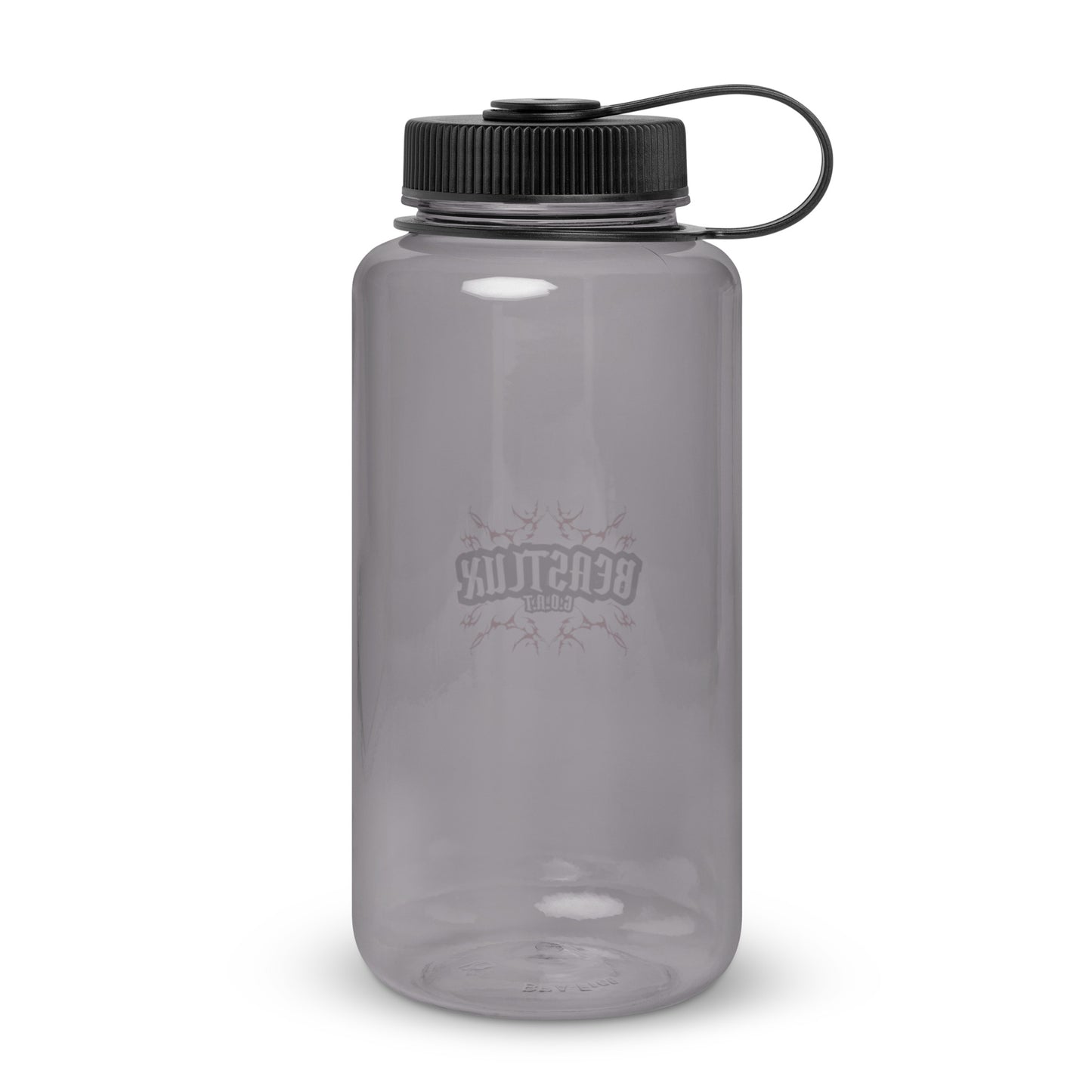 Wide mouth plastic water bottle