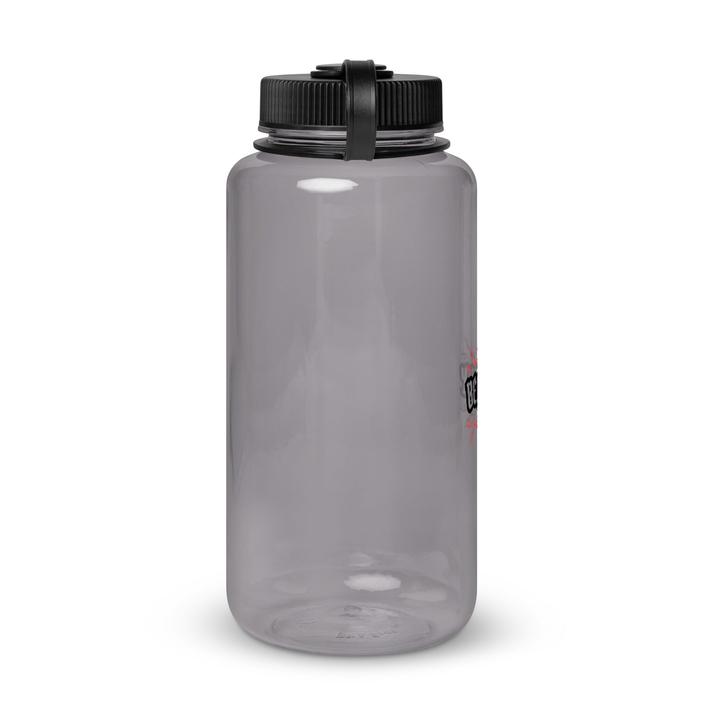 Wide mouth plastic water bottle