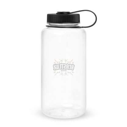 Wide mouth plastic water bottle