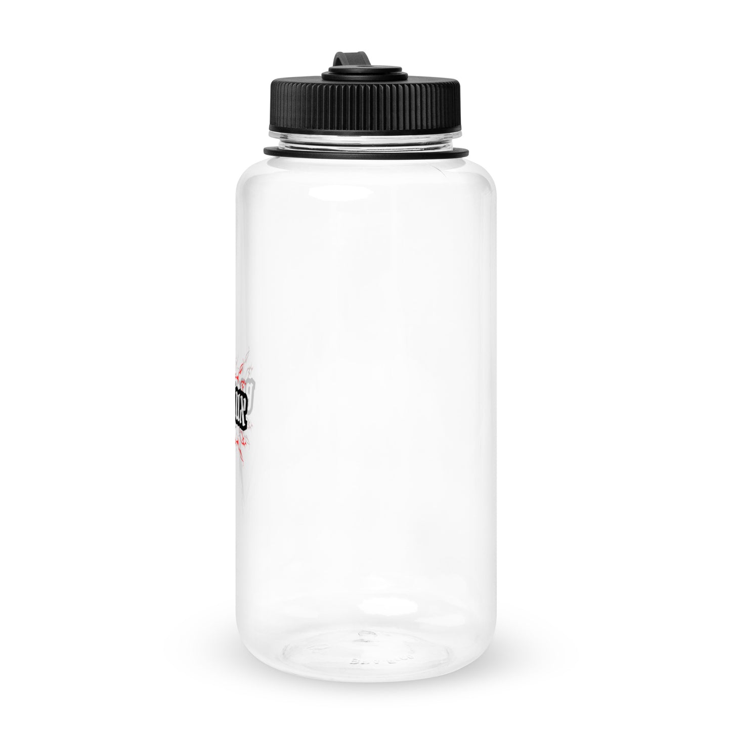 Wide mouth plastic water bottle