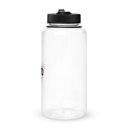 Wide mouth plastic water bottle