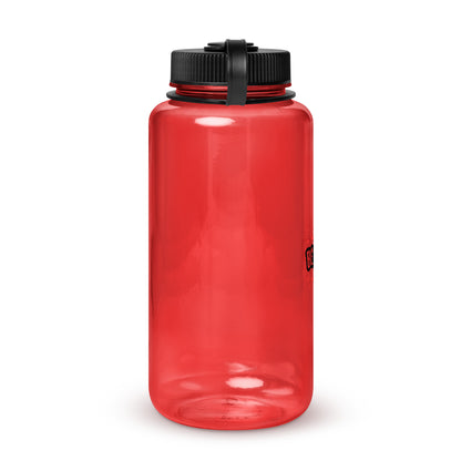 Wide mouth plastic water bottle